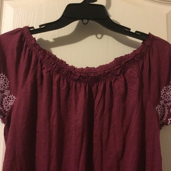 American Eagle cotton peasant blouse medium - Picture 2 of 2